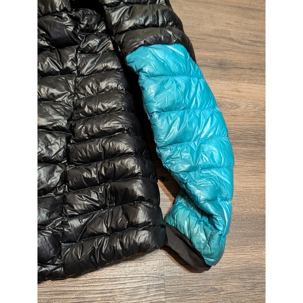 The North Face Summit Series 800 Fill Down Puffer Jacket Womens L Black Blue - Picture 7 of 9